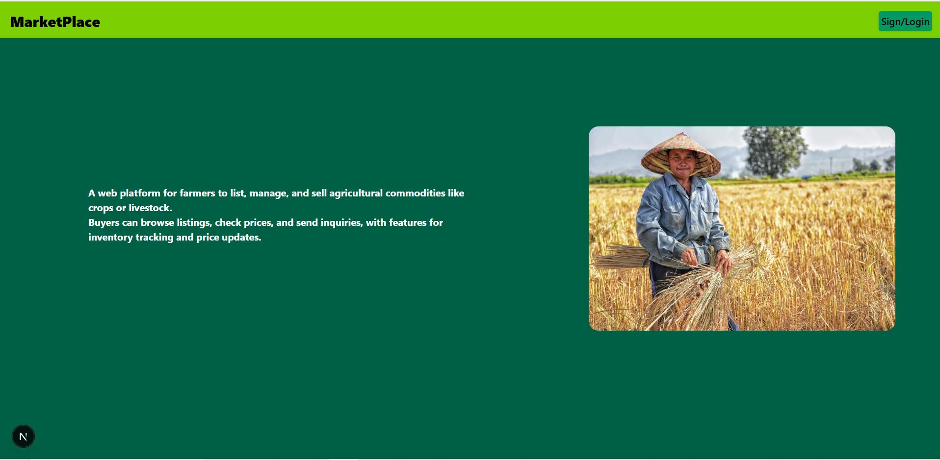 Farmer Commodity Platform